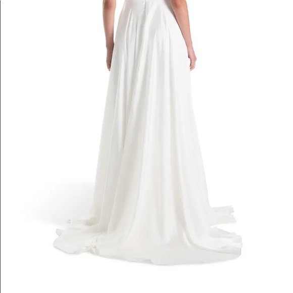 Joanna August 8 White Joplin Button Front Dress - Picture 8 of 12